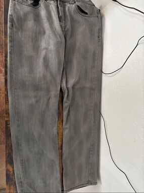 Lrg Men's Grey Straight Jeans